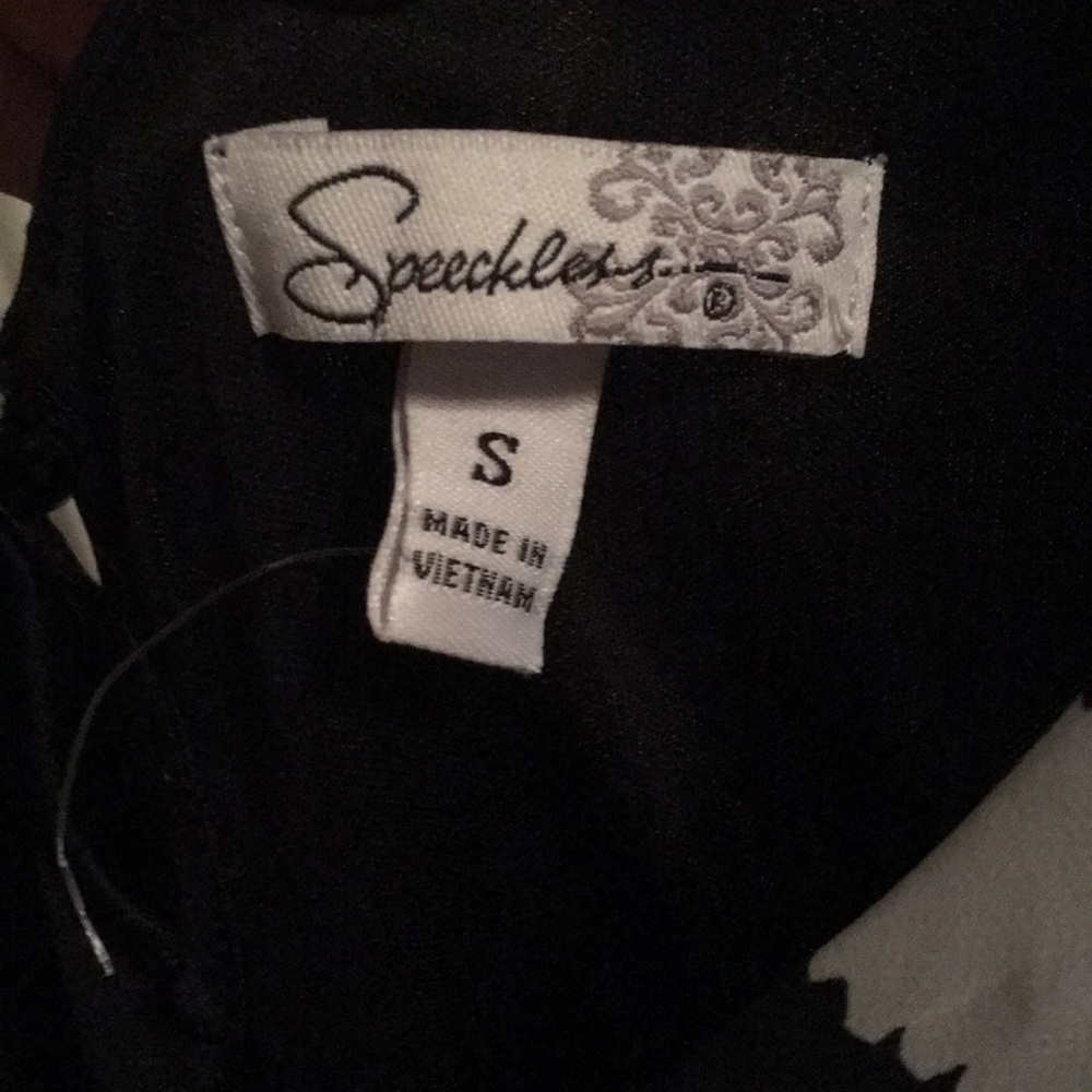 Speechless skull sheer flowy pinup dress S tunic - Picture 6 of 7